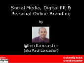 Social Media, Digital PR & Personal...
